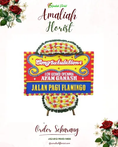Bunga Papan Congratulation di Gatsu Barat